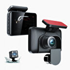 Araç Kamerası Yüksek Tanımlı Ekran 170 Derecelik Geniş Açılı Görüş Yönü 3 Kamera Bir Arada