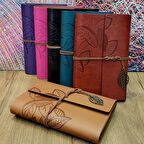 Yaprak Desenli Hatıra Defteri