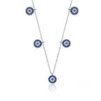 925 Ayar Gümüş Nazarlı Şans Kadın Gümüş Kolye