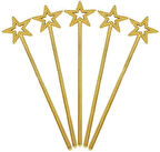 Altın Renk Yıldız Peri Asası Peri Değneği 34 cm 1 Adet