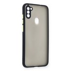 Samsung Uyumlu Galaxy A11 Kılıf Montreal Silikon Kapak - Lacivert