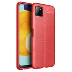 Samsung Uyumlu Galaxy A22 Kılıf Auto Focus Kapak - Kırmızı