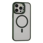 Joko Apple İphone 15 Pro Max Kılıf Roblox Lens Magsafe Standlı Kapak - Koyu Yeşil
