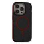 Joko Apple İphone 15 Pro Max Rocky Magsafe Kapak - Siyah-kırmızı