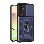 Samsung Uyumlu Galaxy A05s Kılıf Pars Lens Yüzüklü Silikon - Lacivert