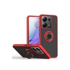 Xiaomi Uyumlu Redmi Note 13 Pro 5g Kılıf Montreal Yüzüklü Silikon Kapak - Kırmızı