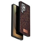 Onegif Samsung Uyumlu Galaxy S25 Ultra Bright Simli Kapak - Derin Mor