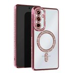 Samsung Uyumlu Galaxy A55 5g Joke Simli Magneticsafe Kılıf - Pembe