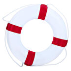 Savex Can Simidi Büyük Beyaz - Kırmızı Şeritli (TRS.001)