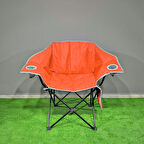 Argeus Nevgrande Comfort Katlanabilir Kamp Sandalyesi Turuncu