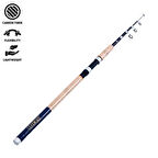 Teleskopik Karbon Spin Olta Kamışı - Ocean - 210cm 40/80 Gr - Mantar Sap