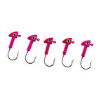 Jighead - Zoka - Kurşunlu Olta İğnesi - (XH-A 06) - Pembe - 8 Gr - 5 Adet