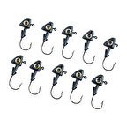 Jighead - Zoka - Kurşunlu Olta İğnesi - (XH-A 07) - Siyah - 10 Gr - 10 Adet