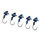Jighead - Zoka - Kurşunlu Olta İğnesi - (XH-A 07) - Mavi - 10 Gr - 5 Adet
