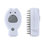 Şarjlı Buharlı Kedi Köpek Tarağı - Yumuşak Silikon Tüy Toplayıcı - Beyaz (8675)