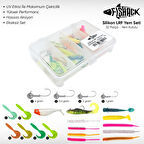 Silikon LRF Yem Seti - 32 Parça - Yem Kutulu - Fishack (2001)