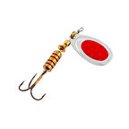 Alabalık Turna Döner Olta Kaşık - Ilba Tondo Alpha 30173 - Gümüş/Kırmızı - No:3