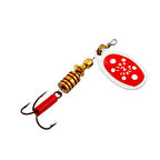 Alabalık Turna Döner Olta Kaşık - Ilba Tondo 28832 - Kırmızı/Beyaz - No:2