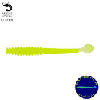 Silikon Kurt Yem - 2,2g 87mm - Fishack Wormix - Fluo Green - UV Silikon