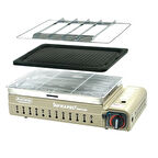 Dumansız Portatif Izgara Ocak - Orcamp - Bej (CK-507)