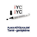 Plaka Yazma Rötüş Kalemi Plaka Kalemi SİYAH
