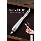 Inox Soyacak - Sebze Soyacağı - Kabak Dolma Oyacağı 2 li SET