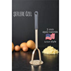 Patates Ezici 3 mm Kalınlık 304 Paslanmaz Çelik Havuç Muz Avokado Ezici