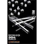 Modacar Buz Maşası - Şeker Limon Maşası Kokteyl Servis Maşası 2li PAKET 304 Paslanmaz Çelik