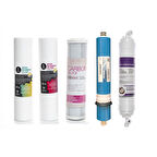 Su Arıtma Cihazı Açık Kasa Filtre Takımı 5 Li Set