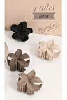 Kadın Kahverengi 4'lu Lotus Cicek Mm