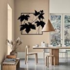 Yaprak Model Dekoratif Metal Duvar Tablosu 35*30 CM
