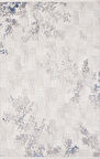 Artemis Halı Artex 02506A Krem Mavi Çiçekli Desen Halı