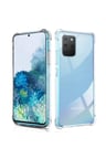 Samsung Galaxy S20 Plus Şeffaf Tank Silikon Kapak