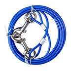 SL310 | 5mm x 3 Metre Bahçe Bağlama Çelik Halat - Büyük Irk Köpek