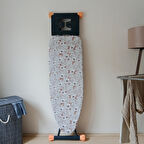 İpli Ayarlanabilir Stoperli Keçeli Ütü Masası Kılıfı 55x40 Cm Silver Garden