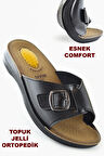 0533 Topuk Jelli Ortopedik Taban Günlük Kadın Terlik Sandalet