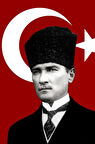AYYILDIZ BAYRAKÇILIK Atatürk Posteri 150x225cm.