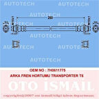 Autotech TVT14 Arka Fren Hortumu Transporter T5 7HO611776B