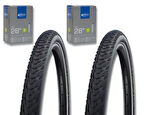 Schwalbe 700x35 Marathon E-Plus 5mm Zırhlı Lastik Seti