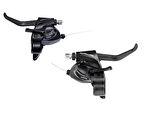 Shimano ST-TX800 3x8 Bisiklet Fren Vites Kolu Seti Siyah