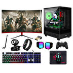 Turbox Tx6159 i5 7400 16GB Ram 512GB SSD 8GB RX580 23.6 Curved 165Hz Oyuncu Masaüstü Bilgisayarı