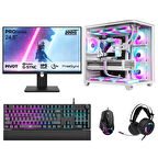 Dragos DRx7855 Ryzen 7 7800X3D 32GB DDR5 2TB 4.0 NVMe 12GB RTX5070 24.5 200Hz Oyun Hazır Sistem