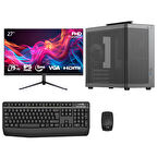Turbox Tx7318 i7 7700 16GB DDR4 256GB NVMe SSD 27 inç Monitör Masaüstü Ofis Hazır Sistem