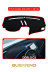 FIAT Doblo D3 2010-13 Modellerine UygunTORPİDO KORUMA HALISI KIRMIZI KENAR