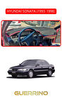 HYUNDAİ SONATA 1993-1998TORPİDO KORUMA HALISI KIRMIZI KENAR