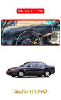 MAZDA 323 HATCHBACKTORPİDO KORUMA HALISI KIRMIZI KENAR
