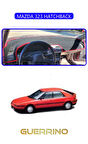 MAZDA 323 HATCHBACKTORPİDO KORUMA HALISI MAVİ KENAR