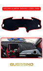 NİSSAN ALMERA EKRANLI 2000-2006TORPİDO KORUMA HALISI KIRMIZI KENAR