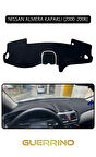 NİSSAN ALMERA KAPAKLI 2000-2006TORPİDO KORUMA HALISI SİYAH KENAR