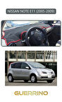 NİSSAN NOTE E11 2005-2009TORPİDO KORUMA HALISI GRİ KENAR